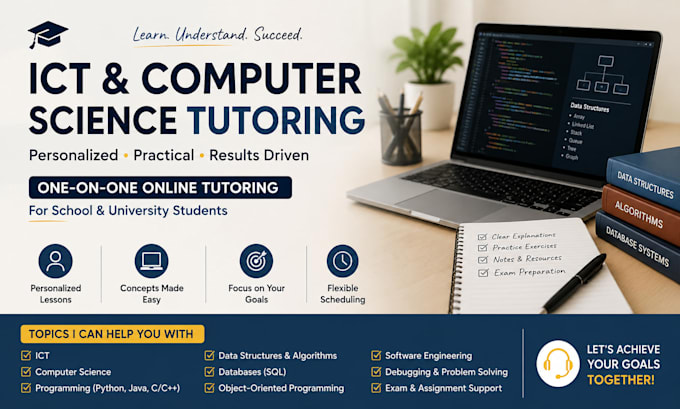 provide personalized ict and computer science tutoring