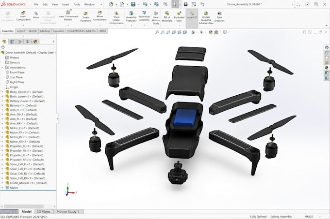 design scara robotic soft gripper, fpv drone payload mount quadcopter chassis