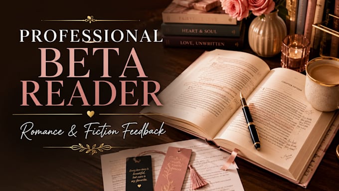 beta read your romance novel with honest feedback