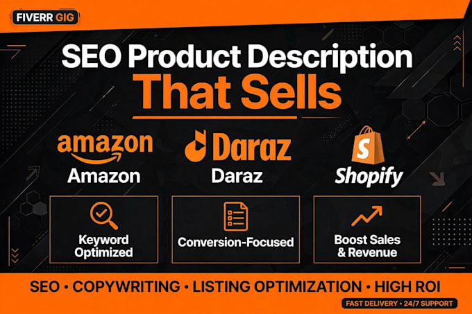 write SEO product description for amazon daraz