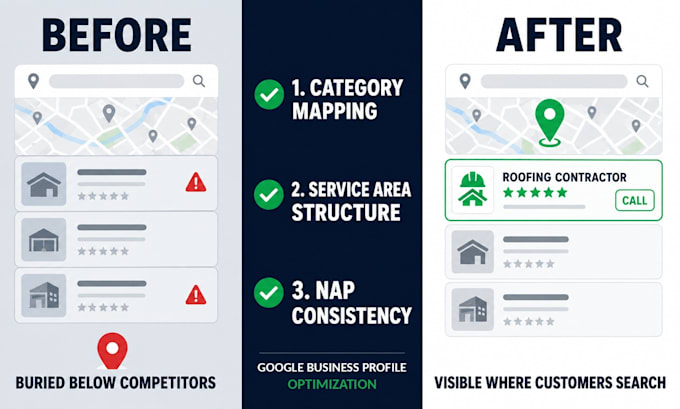 do google business profile optimization for contractors and home services