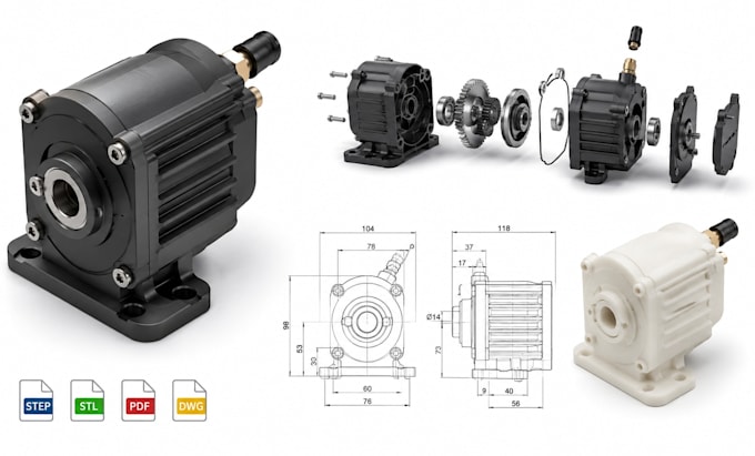 provide mechanical design, dfm engineering, and functional product prototype