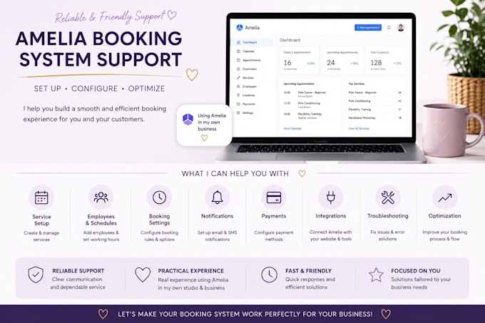 set up and customize your amelia booking system for wordpress