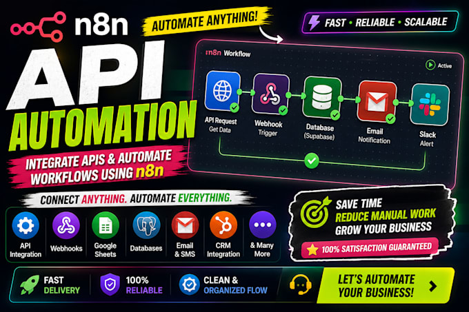 integrate apis and automate workflows using n8n