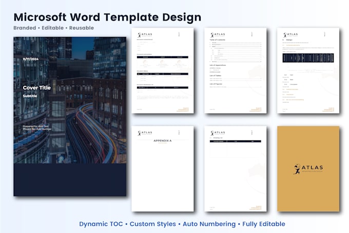 create a custom microsoft word templates