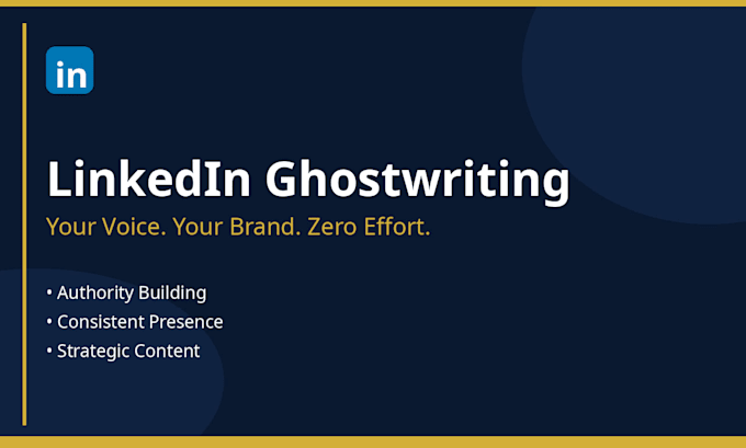 be your ai powered linkedln ghostwriter