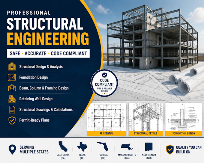 provide architect, civil, and structural engineer drawings in texas, florida