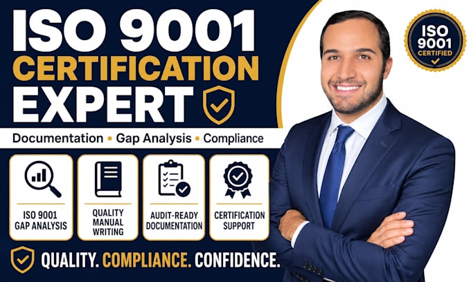 create your iso 9001 documentation and conduct a certification gap analysis