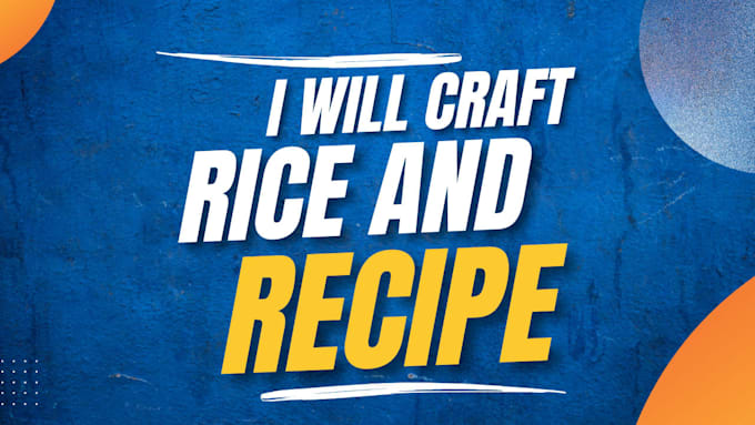 craft rice and stew recipe