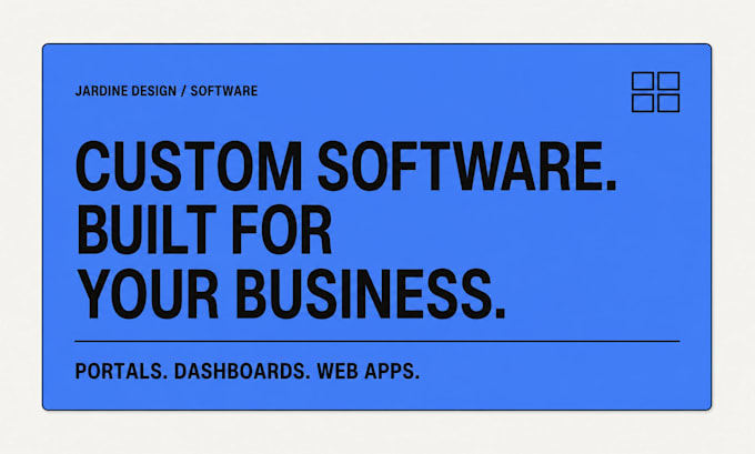 build a custom client portal dashboard or business web app