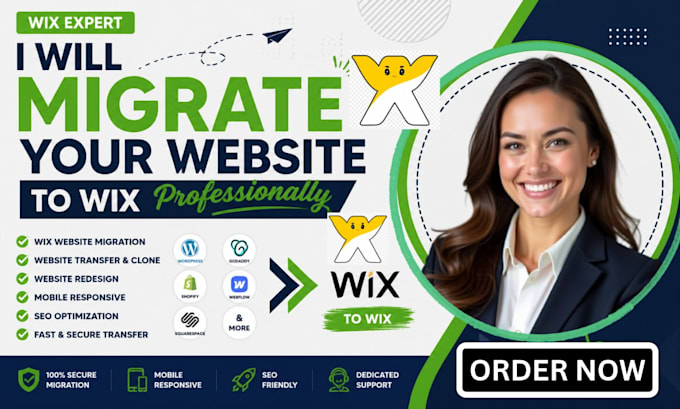 migrate, transfer, clone or redesign your wix website professionally