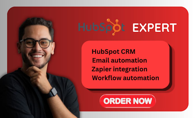 do hubspot crm setup, workflow automation and zapier integration