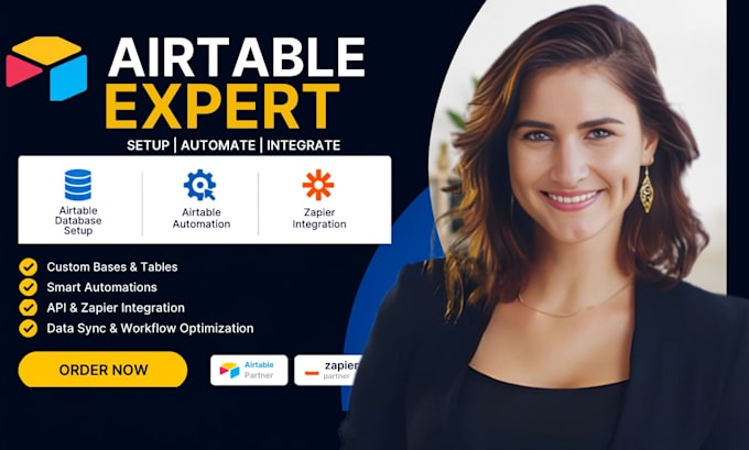setup airtable databse airtable CRM, airtable automation be your airtable expert