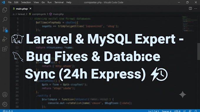 fix laravel bugs, optimize mysql queries, and resolve database schema con
