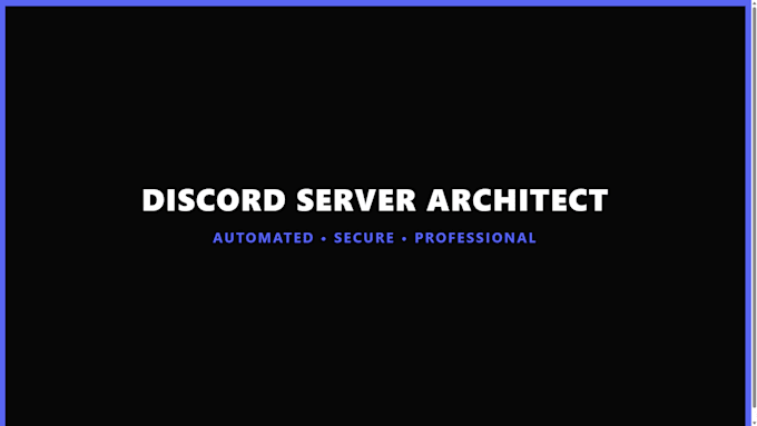 build a professional, automated discord server for your community