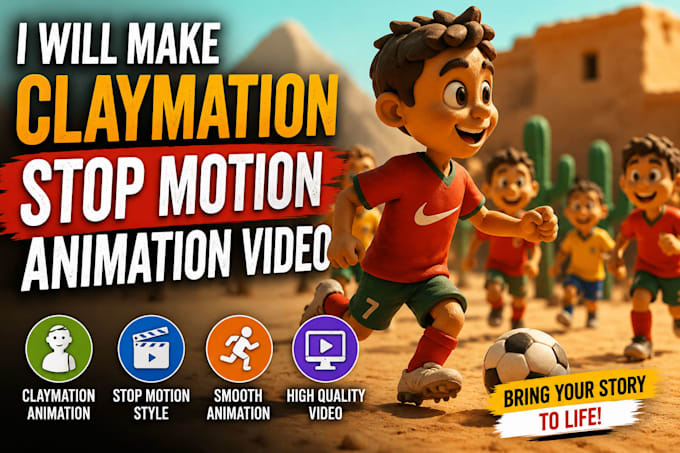 create ai claymation stopmotion animation video