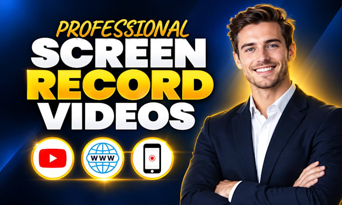 do screen recording, screen casting for youtube tutorials, apps, websites