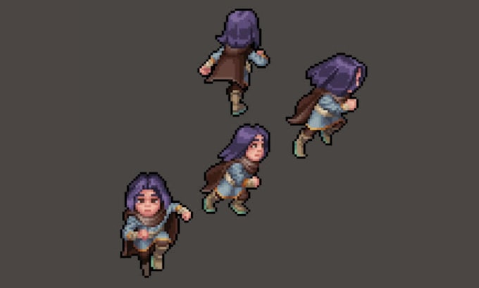 create isometric pixel art environment background tileset sprite game assets