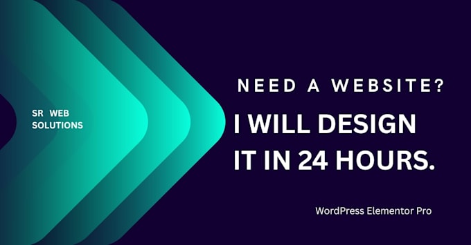 design a responsive one page business website in one day