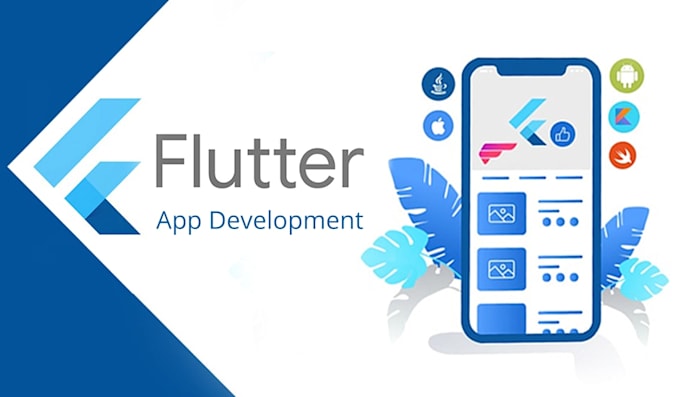develop mobile app for android and ios using flutter