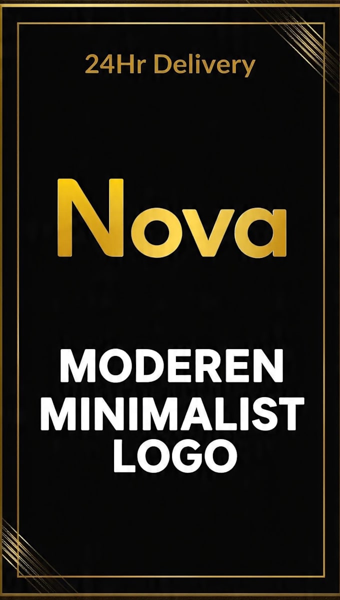 do modern luxury logo design for brand