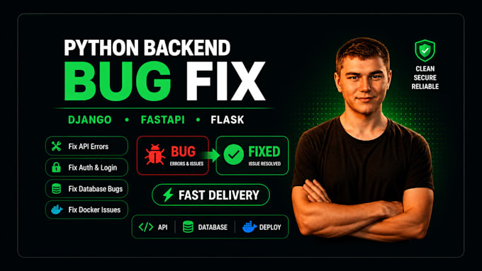 fix python backend bugs fast