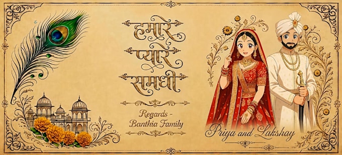 make a set of 50 custom beautiful money envelopes for your wedding