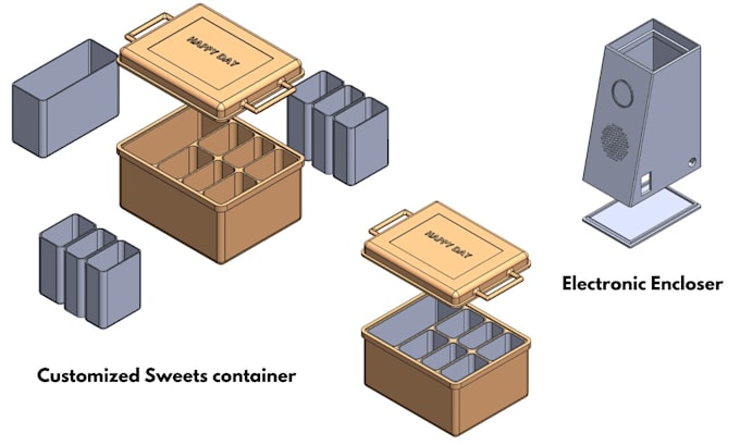 design solidworks 3d product models for 3d printing