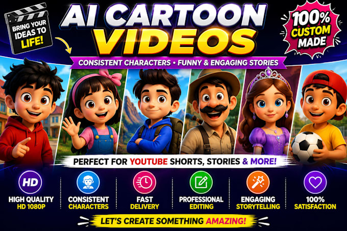 create ai cartoon videos with consistent characters