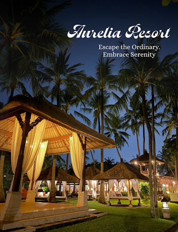 design resort social media posts