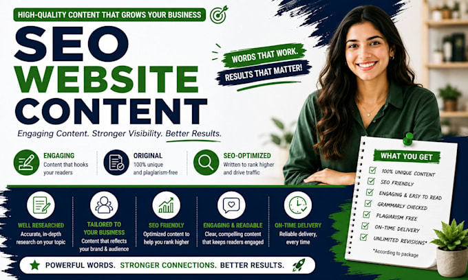 write SEO friendly website content for your business
