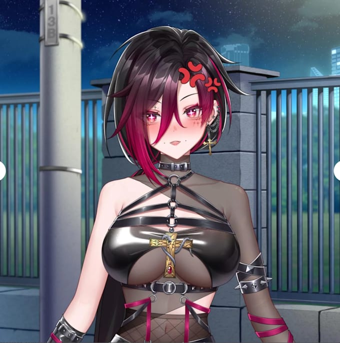 rig live2d vtuber model anime character design live2d model design vtuber model