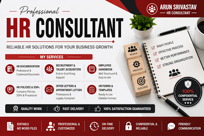 provide HR recruitment, HR documentation and HR consulting