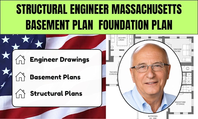 structural engineer massachusetts basement plan framing and foundation plan