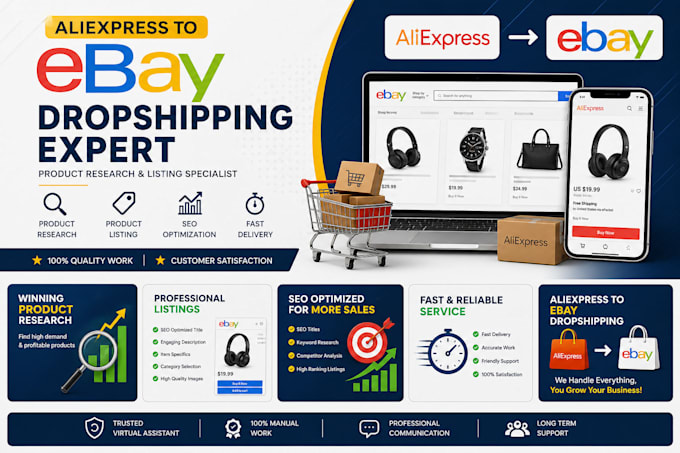 be your ebay dropshipping virtual assistant