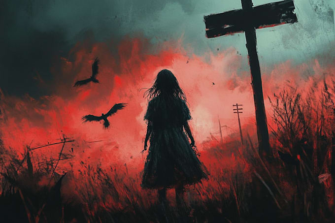 do horror and dark fantasy illustrations