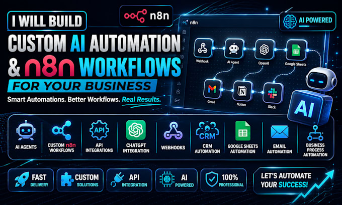 build a custom n8n automation workflow for your business