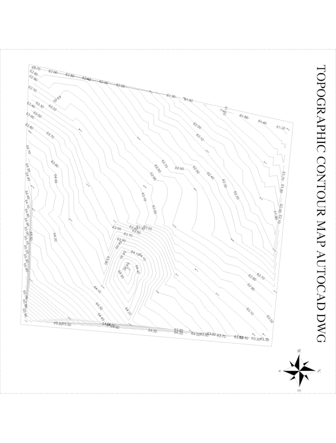 create topographic contour maps from survey points in autocad