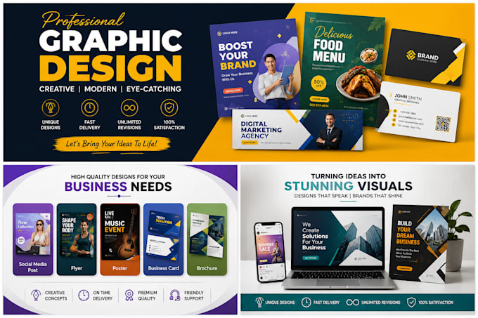 design professional graphics for your business