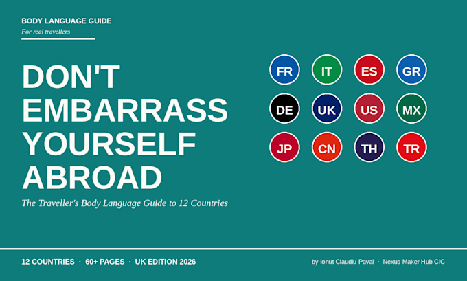 give you travel behaviour and cultural tips for 12 countries