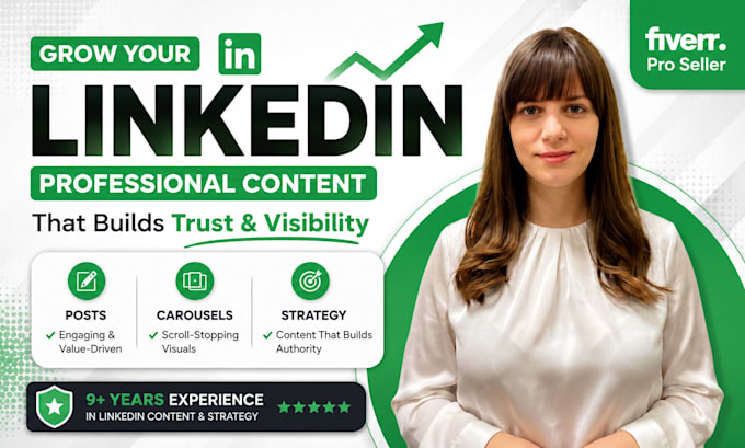 create linkedin content strategy, posts and personal branding