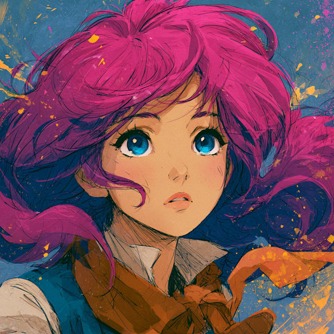 do anime character art