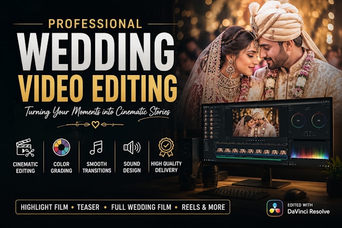 do wedding video editing