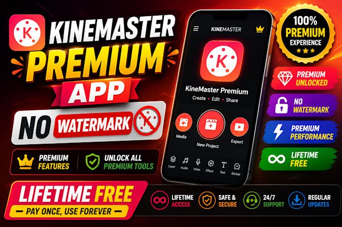 sell kinemaster premium video editing app