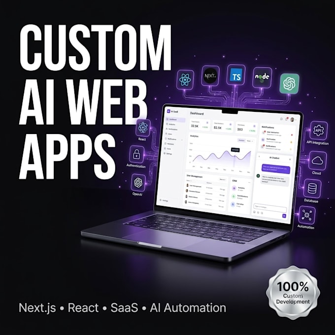 build a custom ai web app with nextjs and react