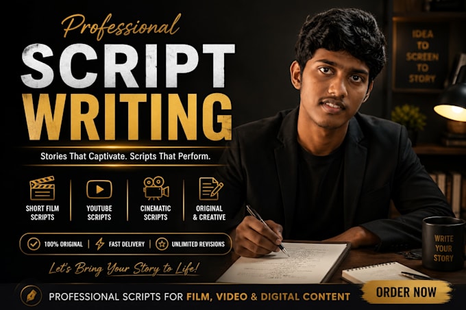 write a professional screenplay