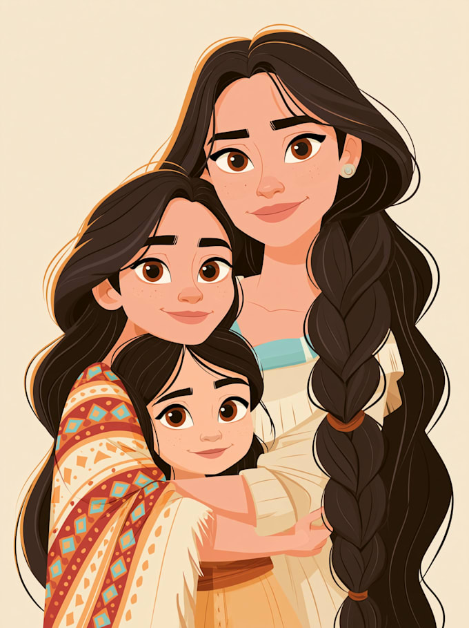 draw cartoon portrait in disney cartoon