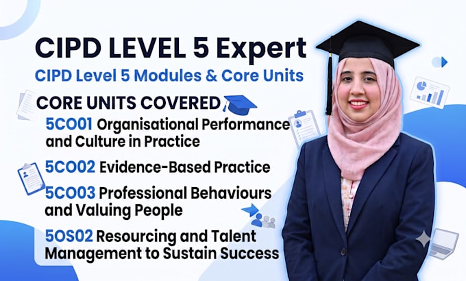 assist in cipd level 5 core units and modules