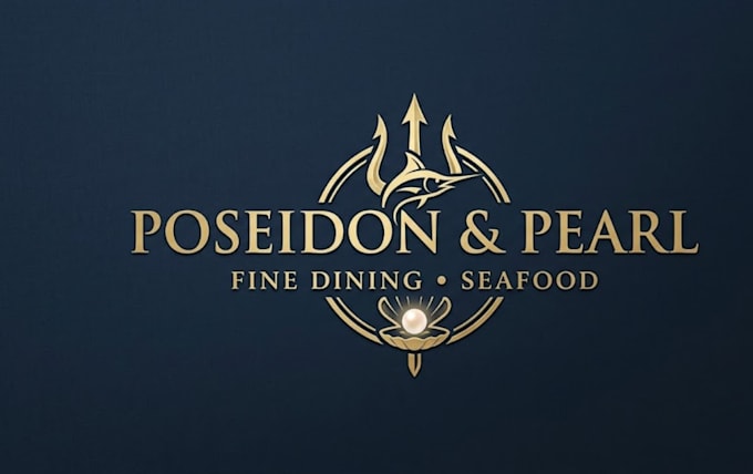 create a seafood restaurant logo for fine dining