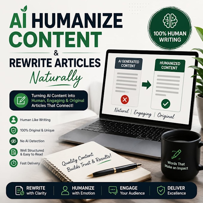 humanize ai generated content and rewrite it